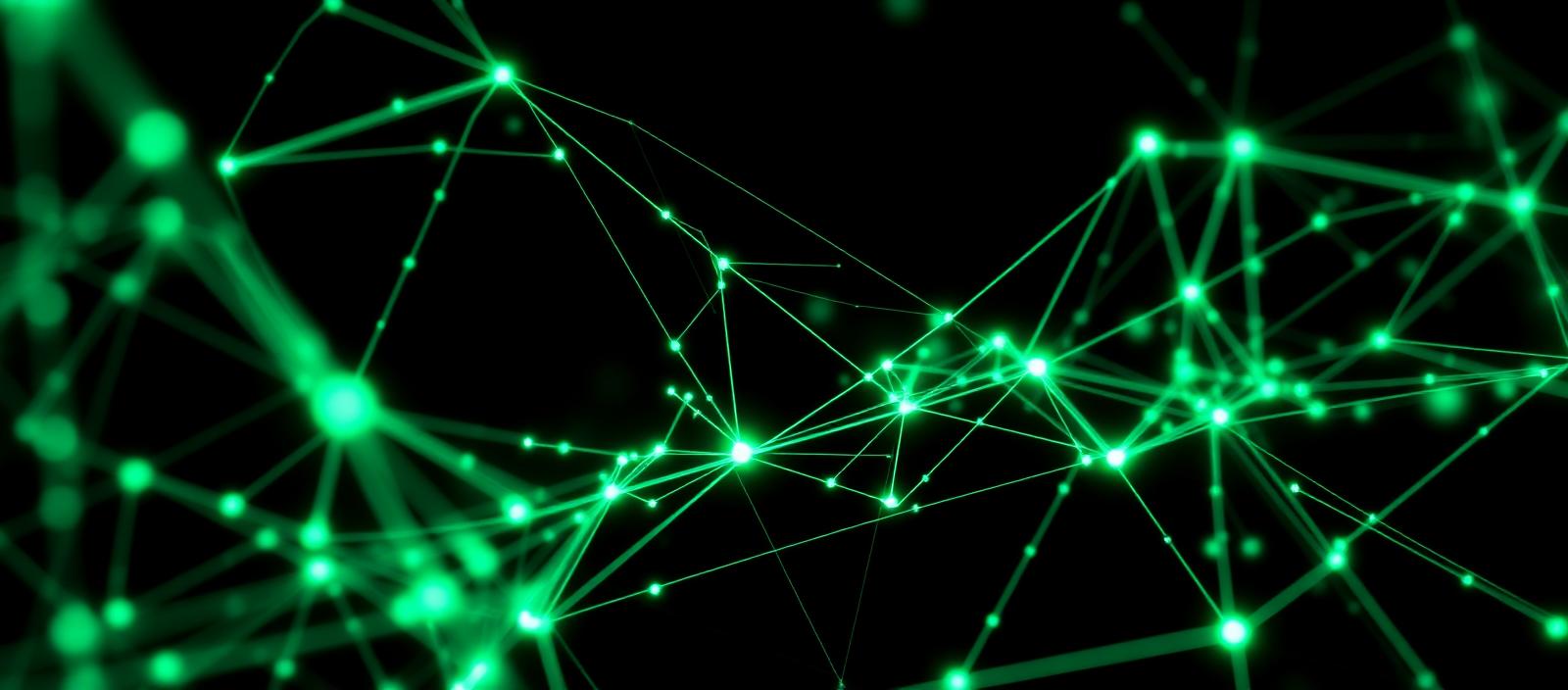 Neural interpretability map visualizing weights and data flow paths